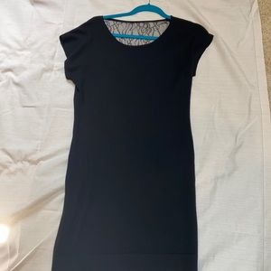Banana Republic black sweater dress